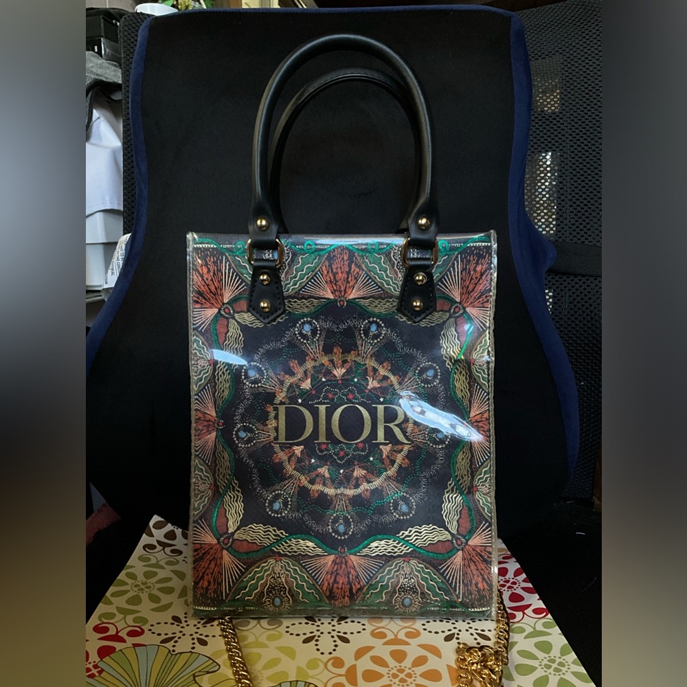 🌺TODAY ONLY🌺PVC DIY Dior Gift Bag Tote - Picture 2 of 8